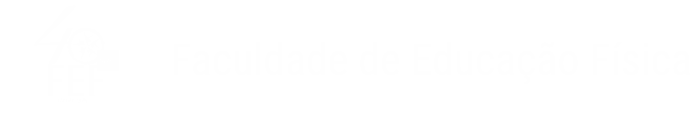 Página inicial Faculdade de Educação Física