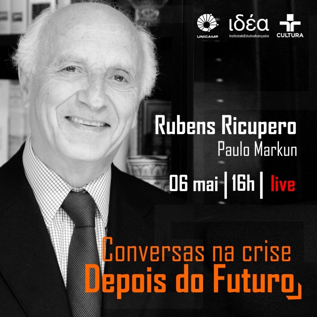 Diplomata Rubens Ricupero discute futuro pós-pandemia no cenário internacional