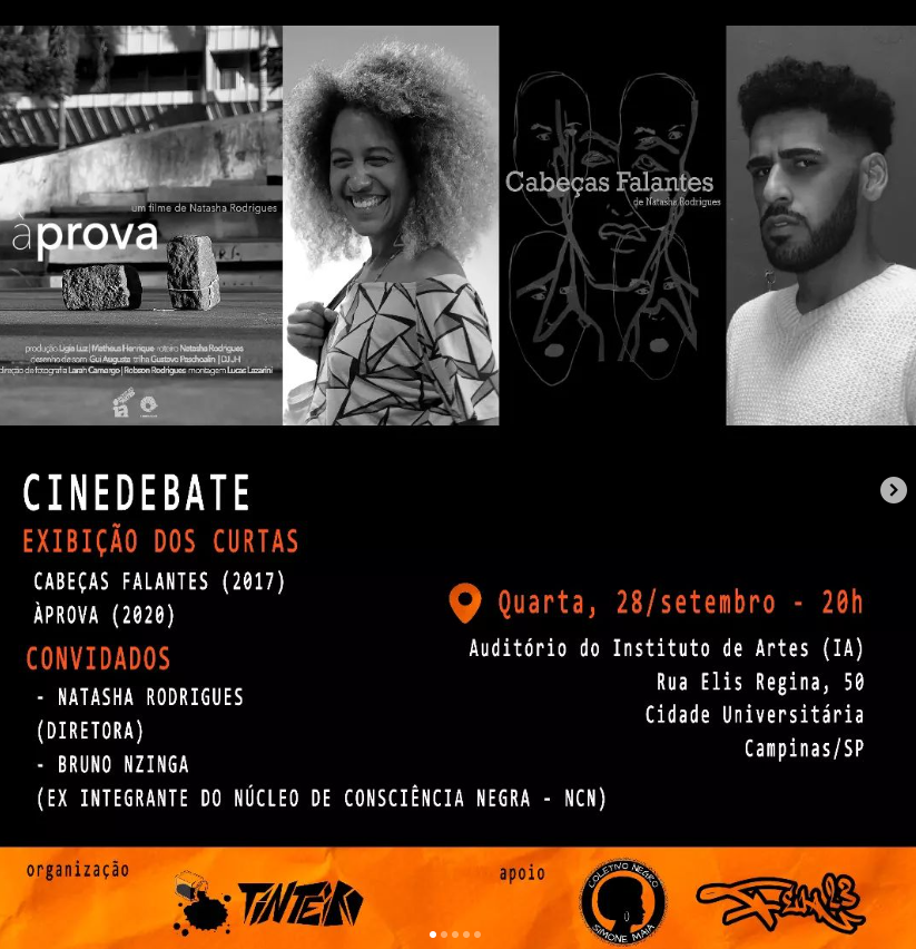 Cine Debate: Coletivo Tinteiro, Projeto Terracota