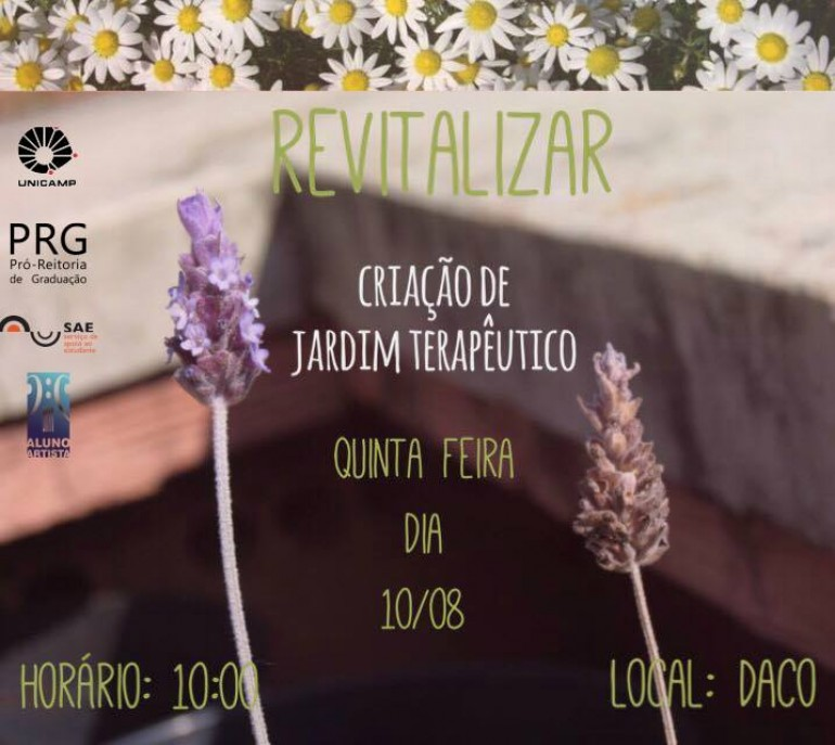 Divulgação | Criação de jardim terapêutico