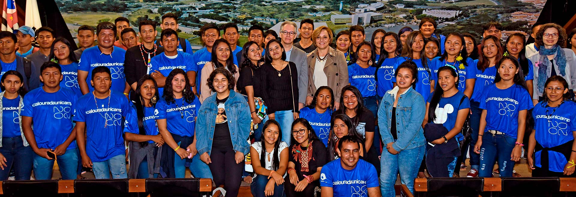 Acadêmicos Indígenas da Unicamp, turma 2020 | Foto A. Scarpinetti