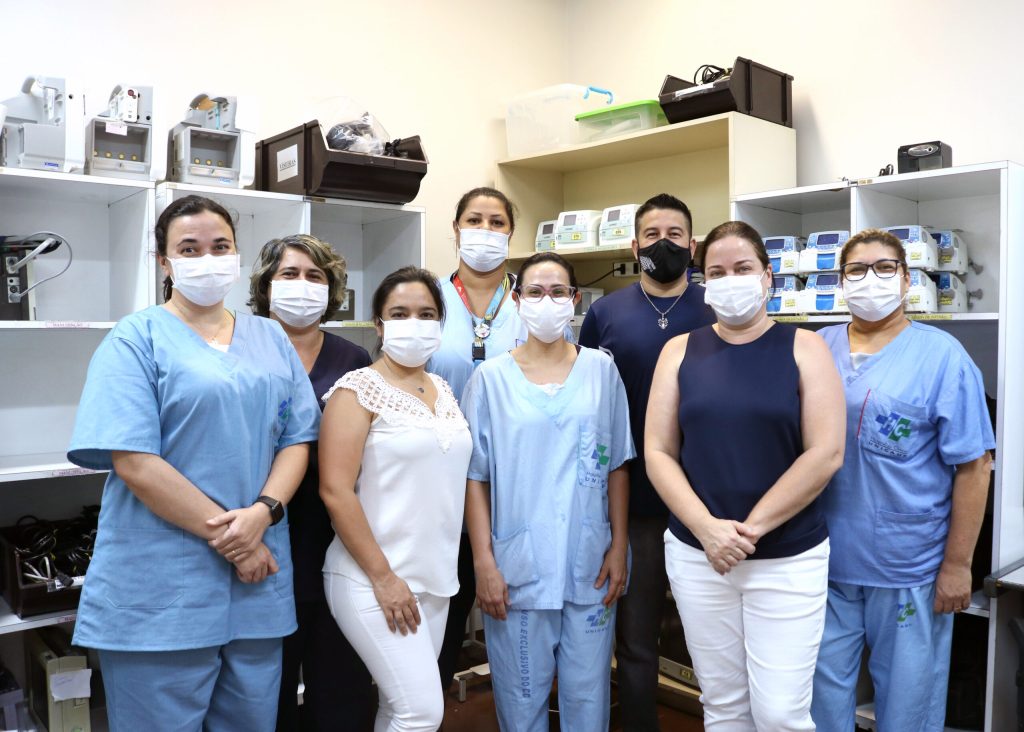 Foto da Equipe da Unidade Respiratória