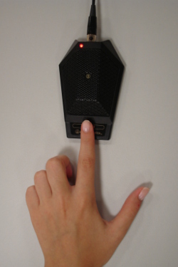 Microfone de mesa