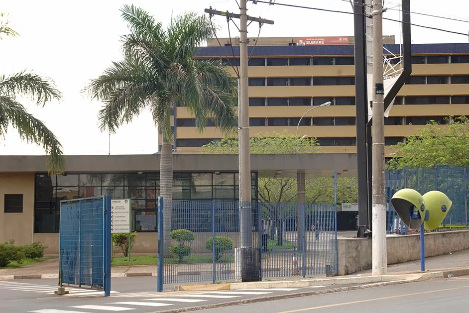 Fachada do Hospital Estadual de Sumaré